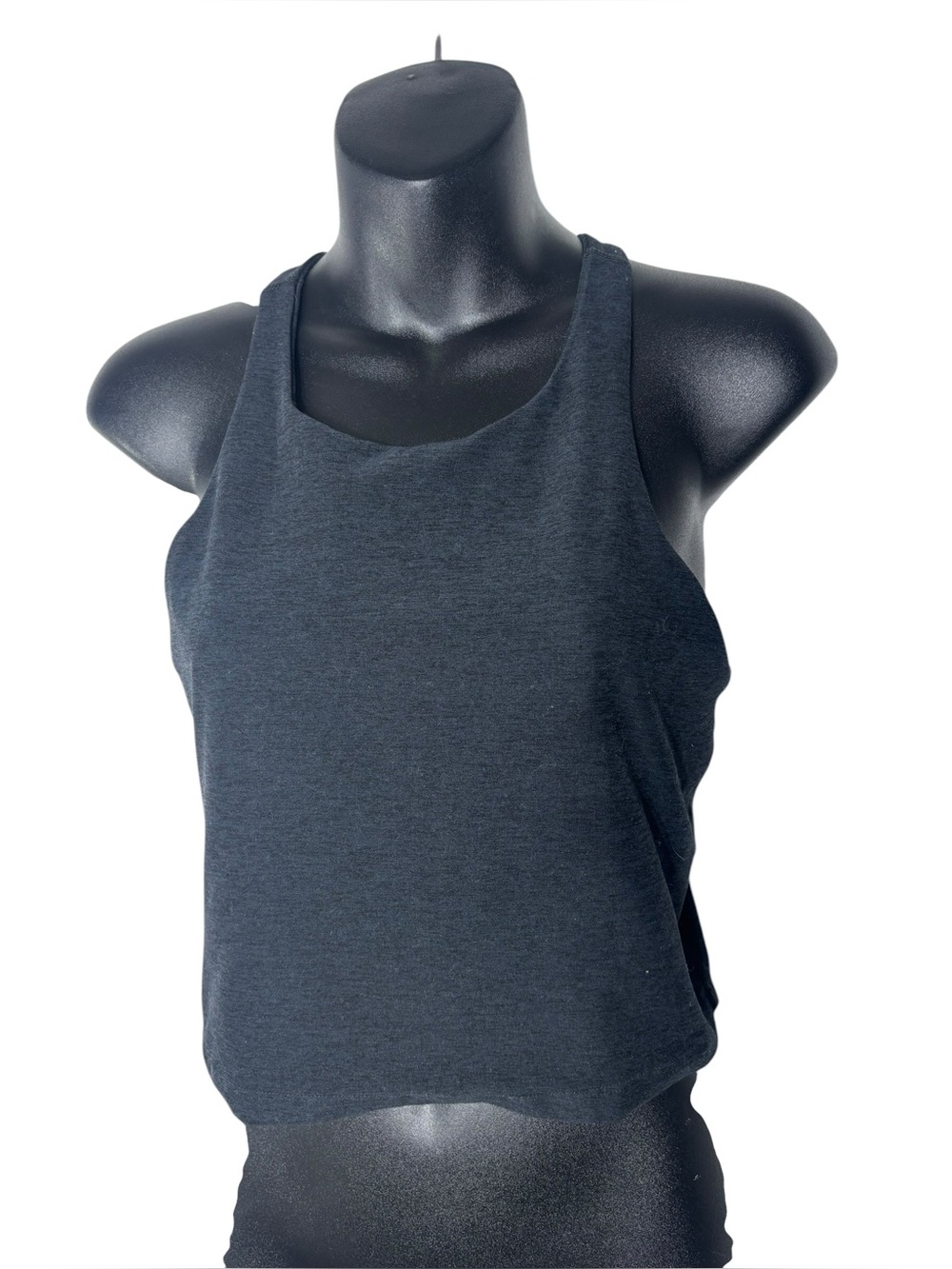 Beyond yoga women’s large black space dye racerback bra top